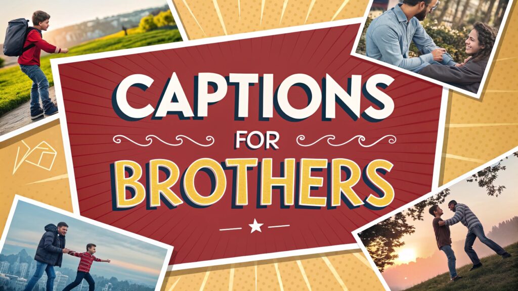 Captions for Brothers