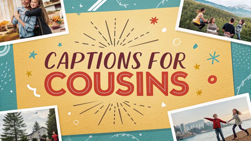 Captions for Cousins