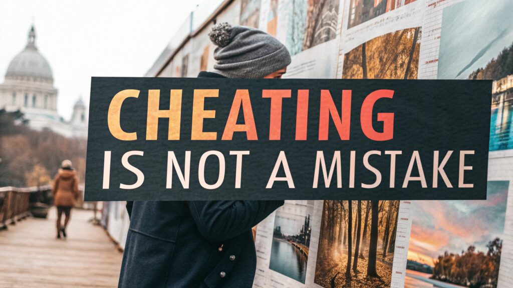 Cheating is Not a Mistake