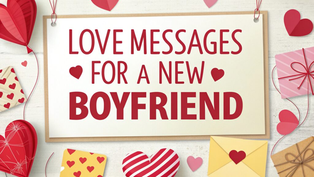 Love Messages for a New Boyfriend