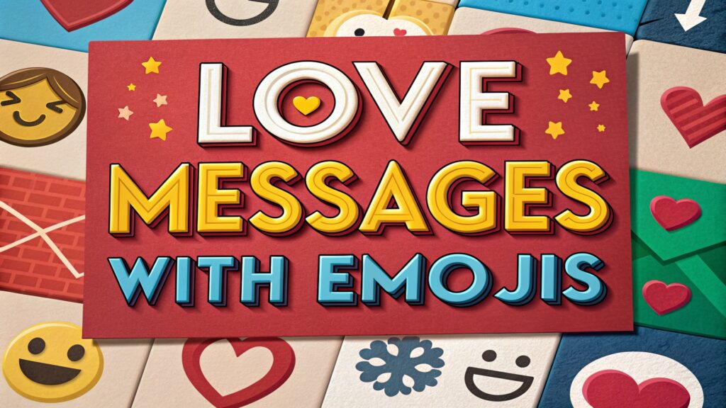 Love Messages with Emojis