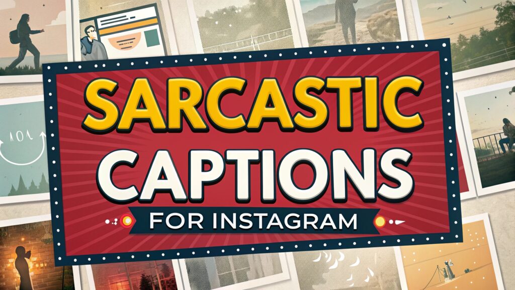 Sarcastic Captions for Instagram