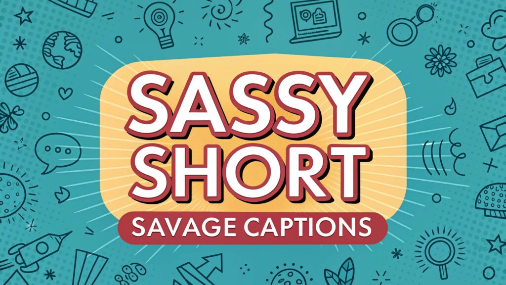 Sassy Short savage captions