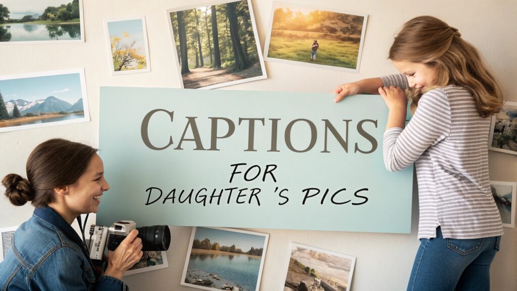 Captions for Daughter’s Pics