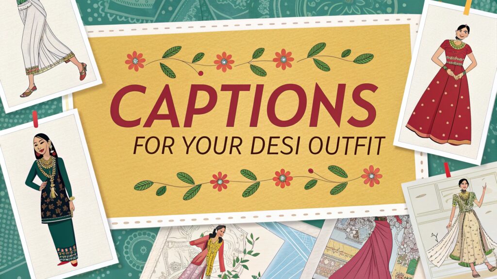 Captions for Your Desi Outfit