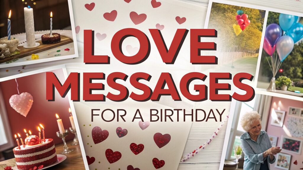 Love Messages for a Birthday