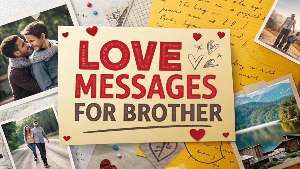 Love Messages for Brother