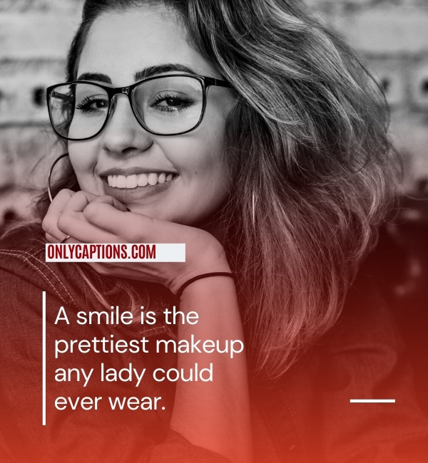Confident Smile Captions For Instagram (2023) 