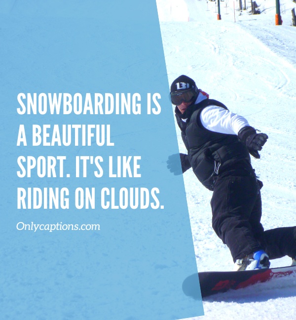 Catchy Snowboarding Captions For Instagram (2023)