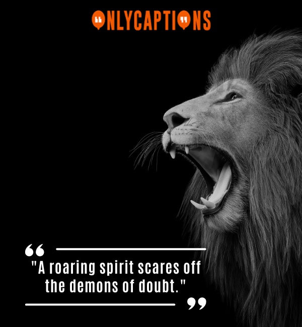 Confident Attitude Powerful Lion Quotes 5-OnlyCaptions