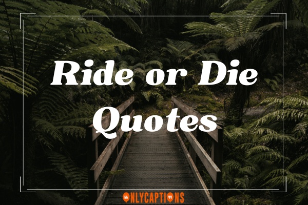 Ride or Die Quotes (2024)