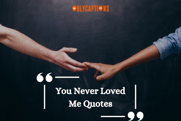 You Never Loved Me Quotes (2023)