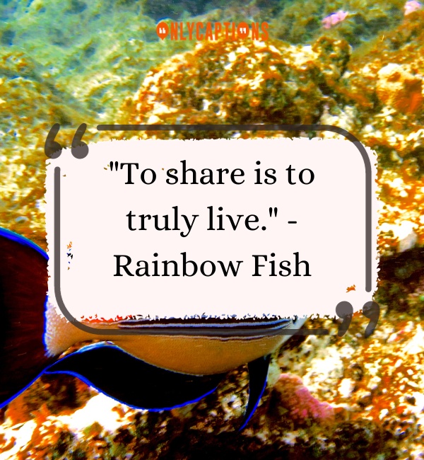 Quotes From Rainbow Fish-OnlyCaptions