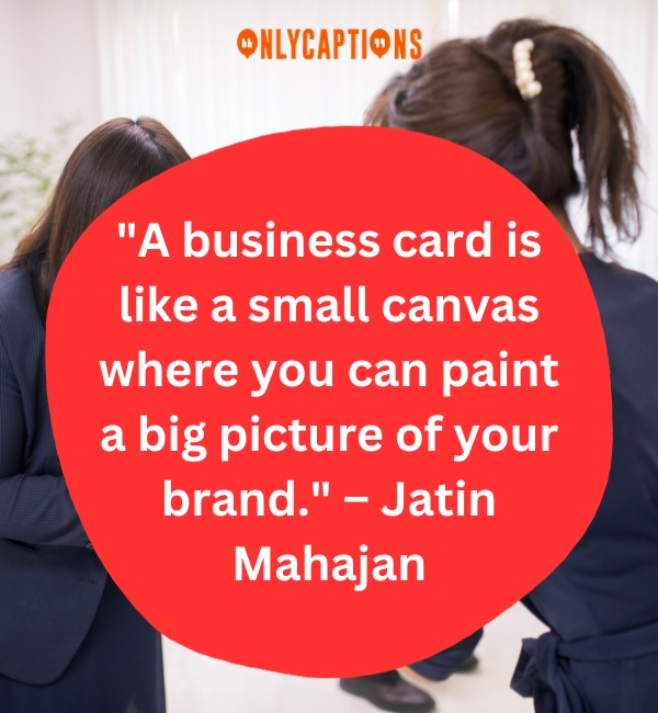 Quotes About Business Card-OnlyCaptions