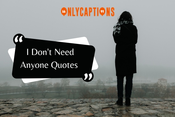 I Dont Need Anyone Quotes-OnlyCaptions