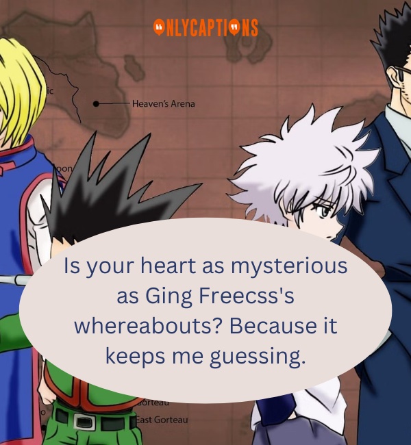 Pick Up Lines About Hunter × Hunter 3-OnlyCaptions