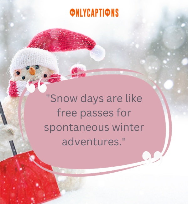 Snow Captions for Instagram-OnlyCaptions