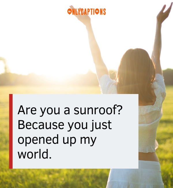 Sunlight Pick Up Lines-OnlyCaptions