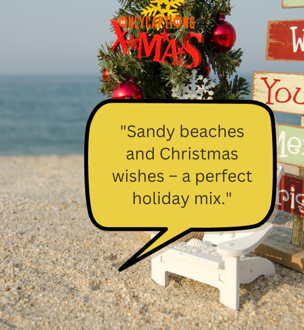 Beach Christmas Quotes 2-OnlyCaptions