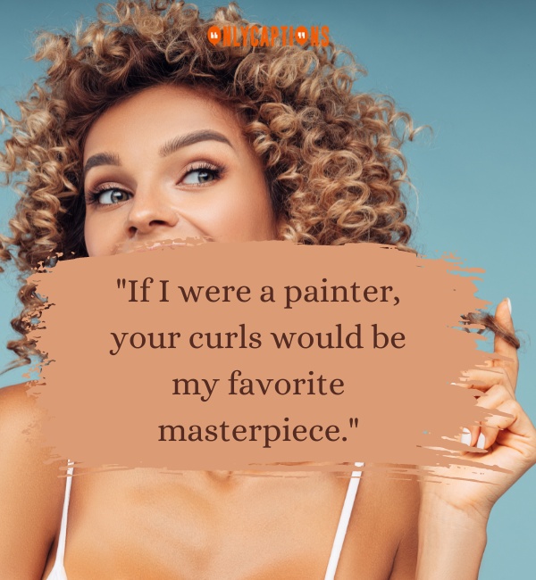 Curly Hair Pick Up Lines 