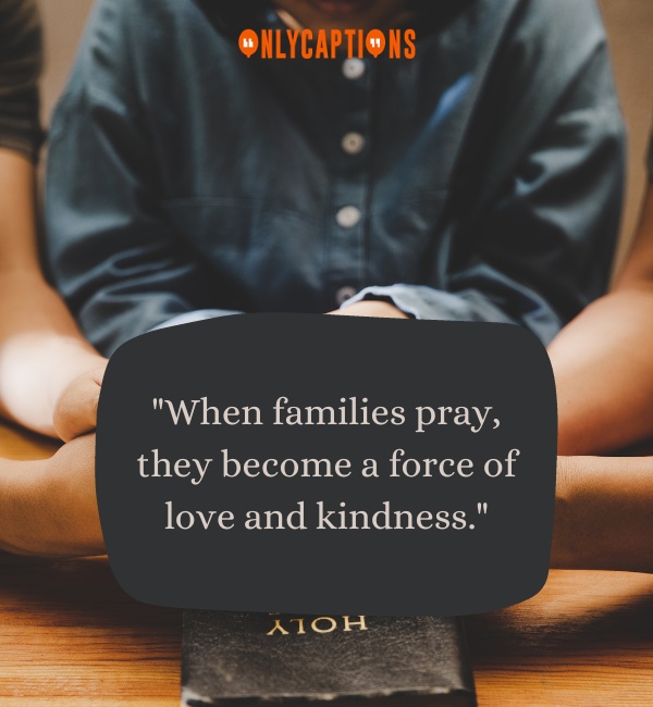 Family Prayer Quotes-OnlyCaptions