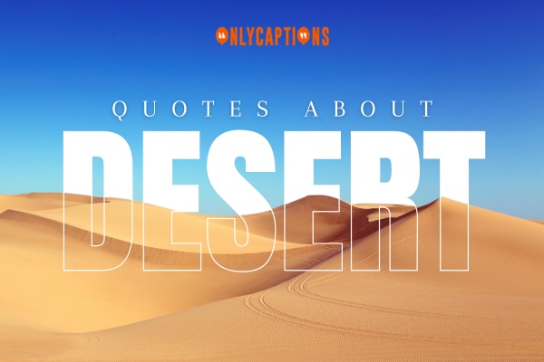 Quotes About Desert-OnlyCaptions