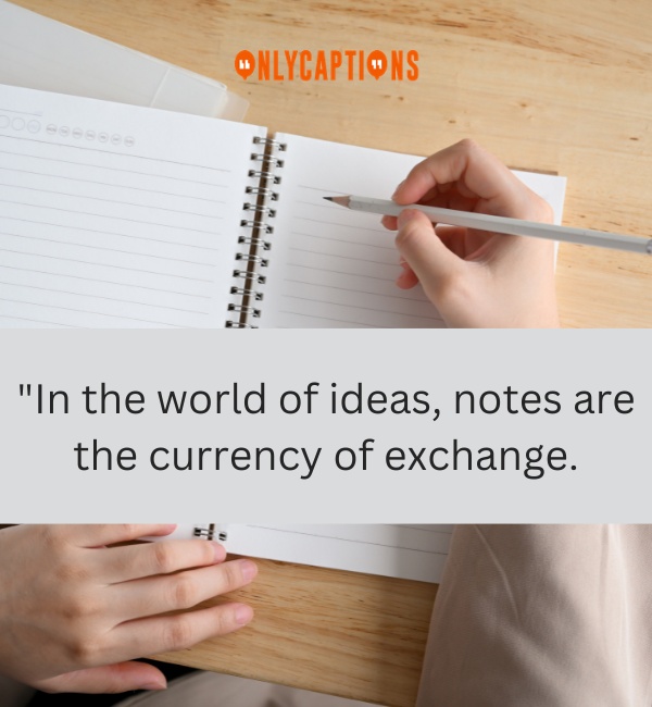 Quotes About Taking Notes-OnlyCaptions