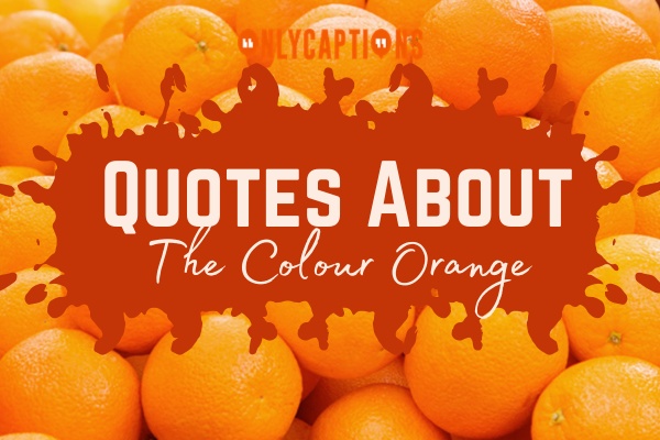 Quotes About The Colour Orange 1-OnlyCaptions