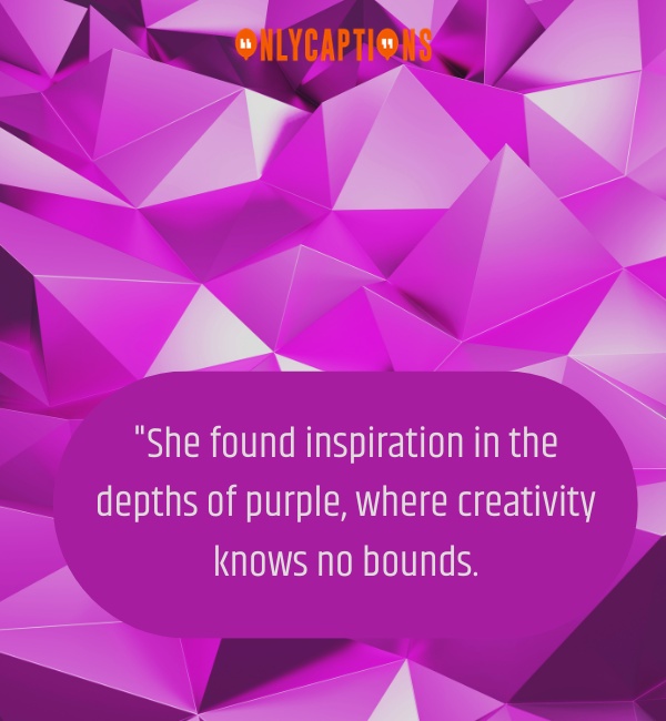Quotes On Purple Color-OnlyCaptions