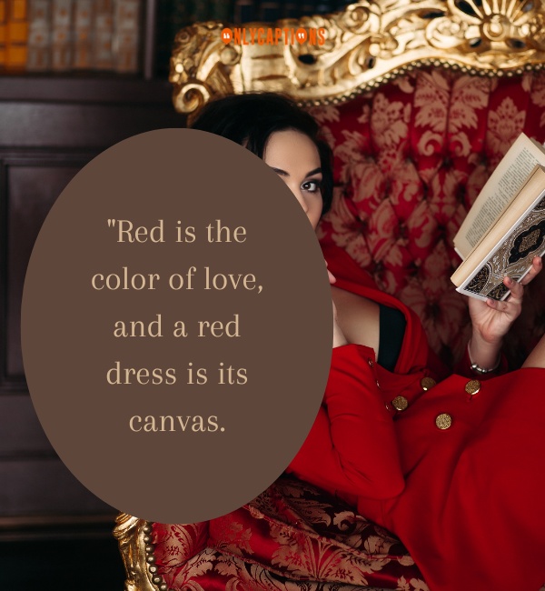 Quotes About Red Dress 2-OnlyCaptions