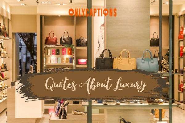 Quotes About Luxury 1-OnlyCaptions