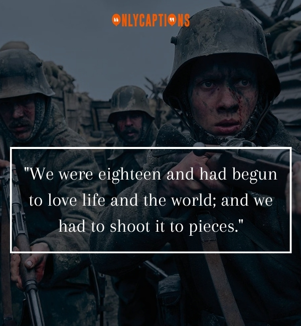 Quotes From All Quiet On The Western Front-OnlyCaptions