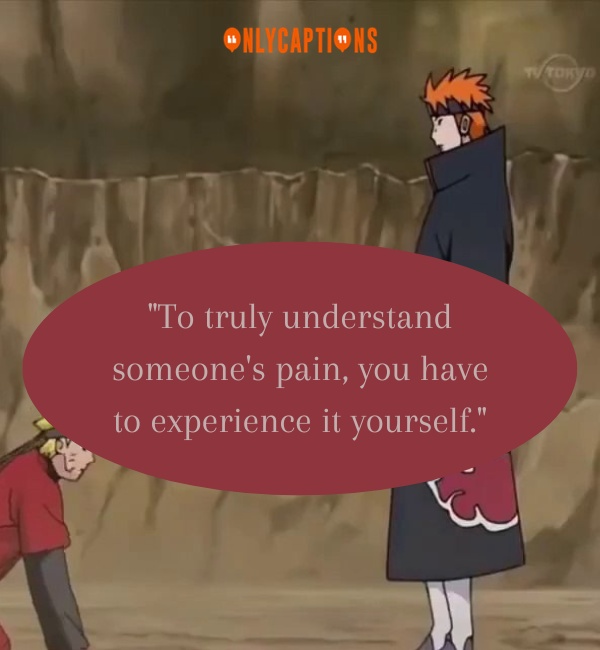 Quotes From Naruto About Pain-OnlyCaptions