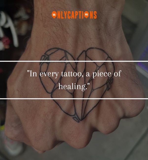 Broken Heart Tattoo Quotes-OnlyCaptions