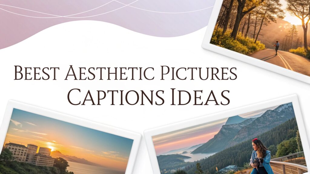 Best Aesthetic Pictures Captions Ideas