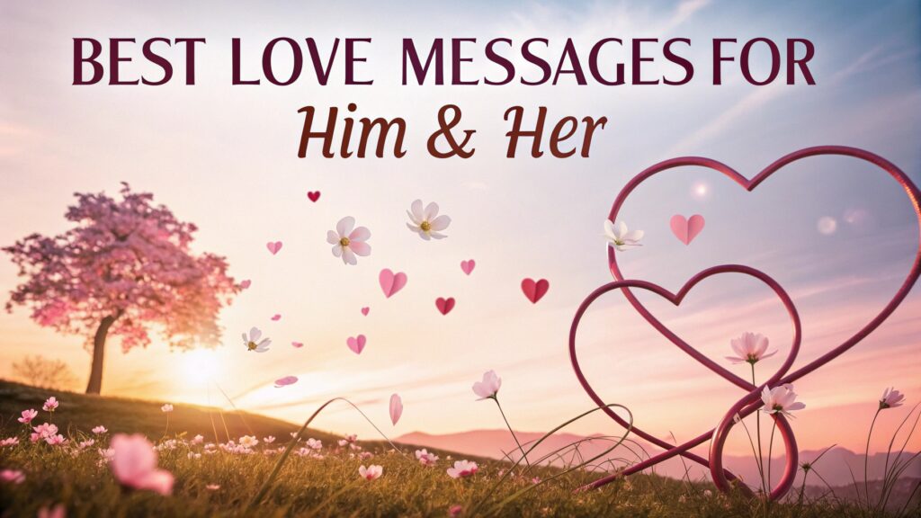 Best Love Messages for Him & Her