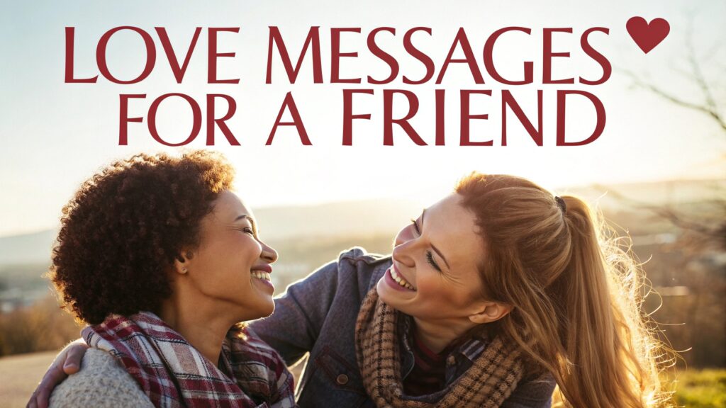 Love Messages for a Friend