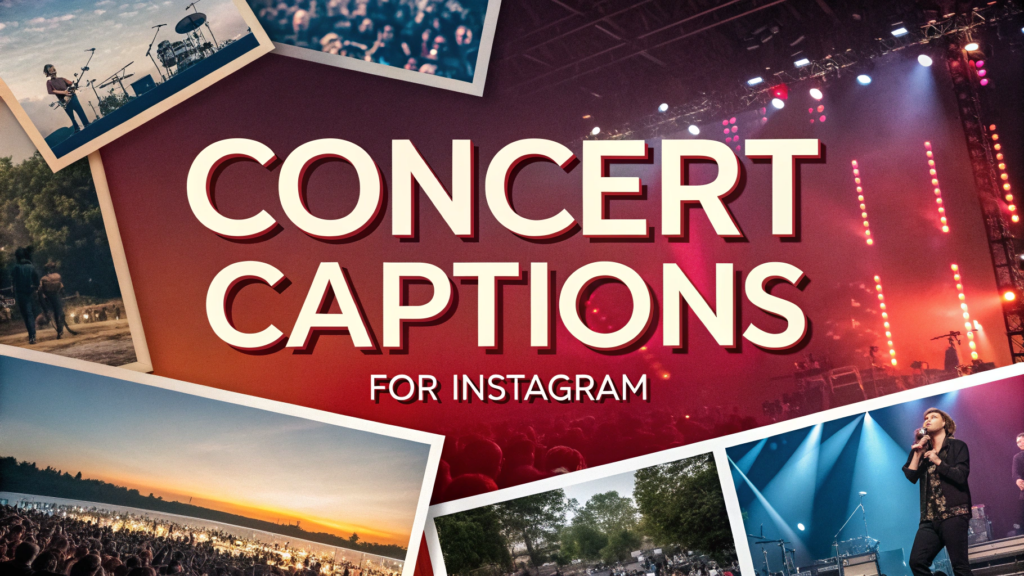 Concert Captions for Instagram