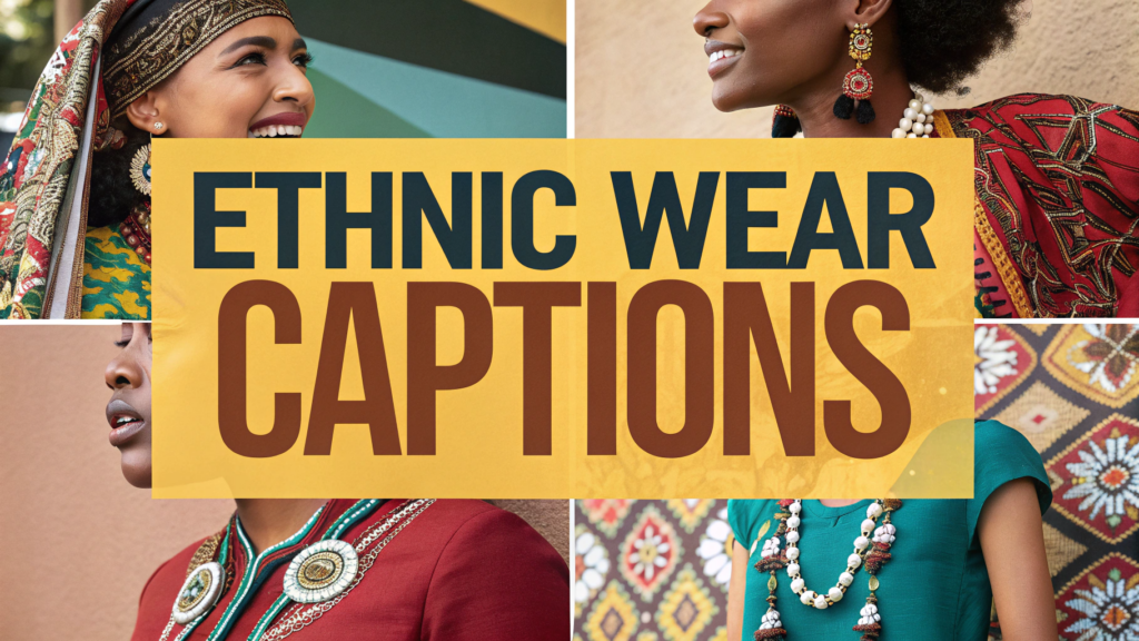Ethnic Wear Captions