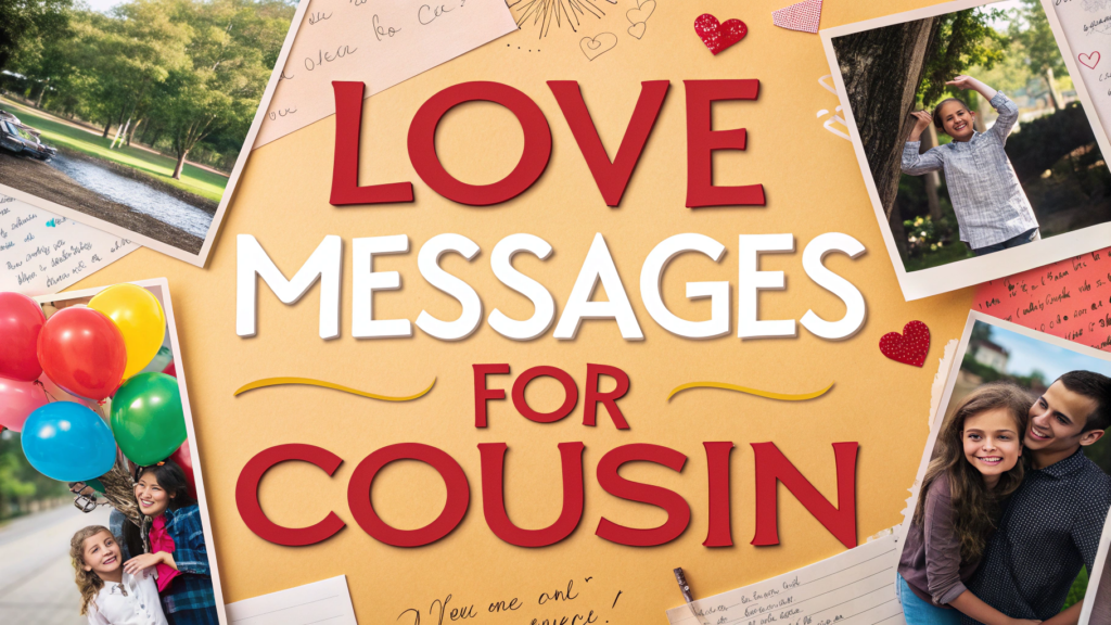 Love Messages for Cousin