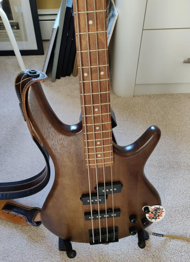 Ibanez Gio GSR200TR Bass Guitar - Transparent Red customer photo 1