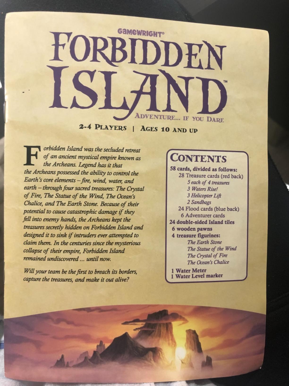 Gamewright Forbidden Island - The Cooperative Strategy Survival Island Board Game customer photo 2