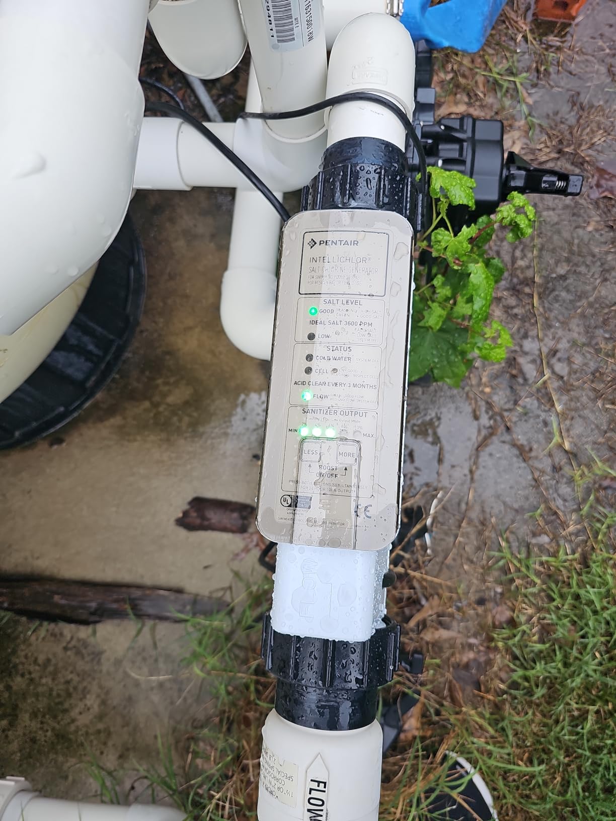 Pentair IC40 EC-520555 IntelliChlor Replacement Salt Cell Chlorine Generator customer photo 2