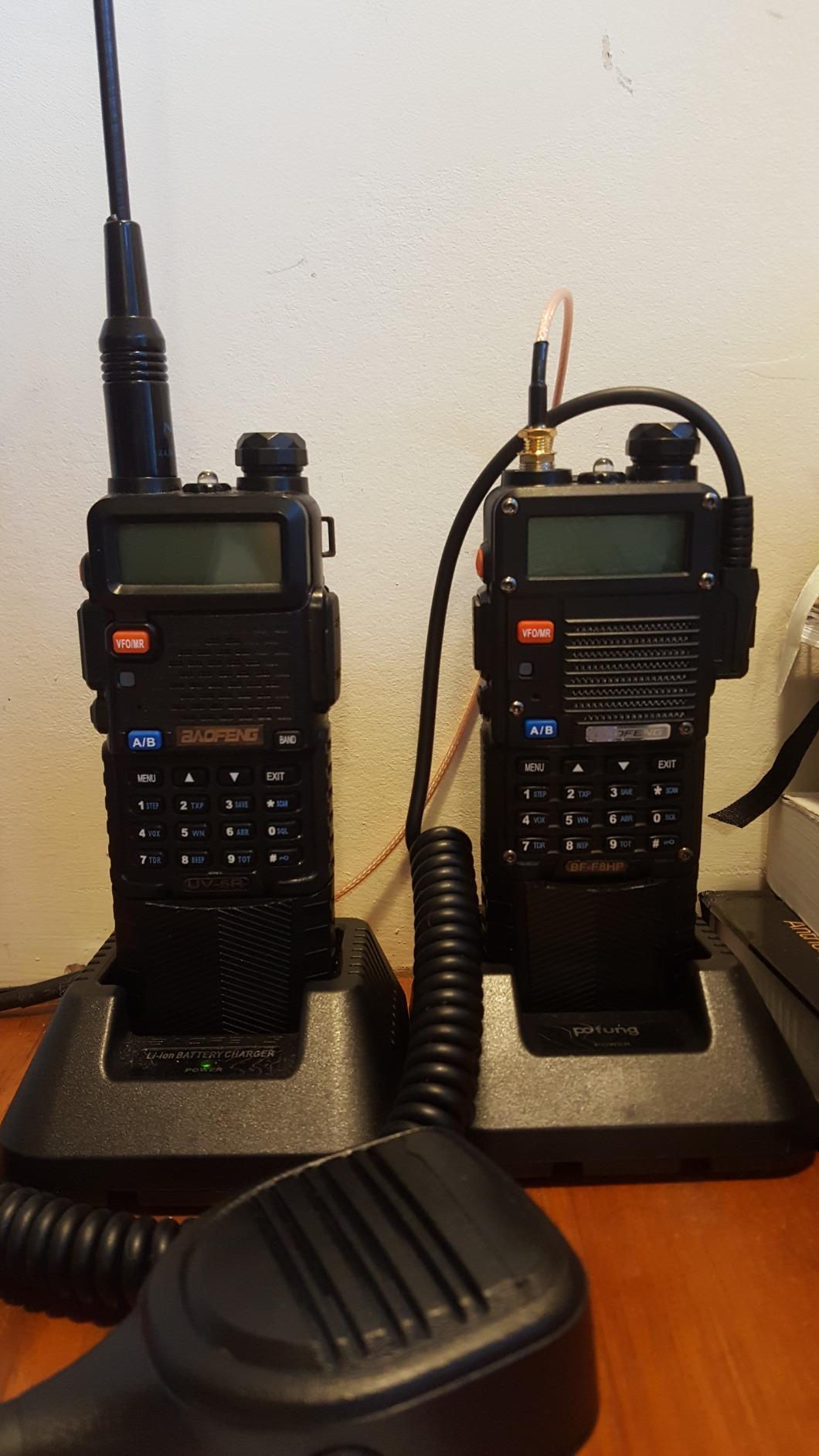BF-F8HP (UV-5R 3rd Gen) 8-Watt Dual Band Two-Way Radio (136-174MHz VHF & 400-520MHz UHF) Includes Full Kit with Large Battery customer photo 1