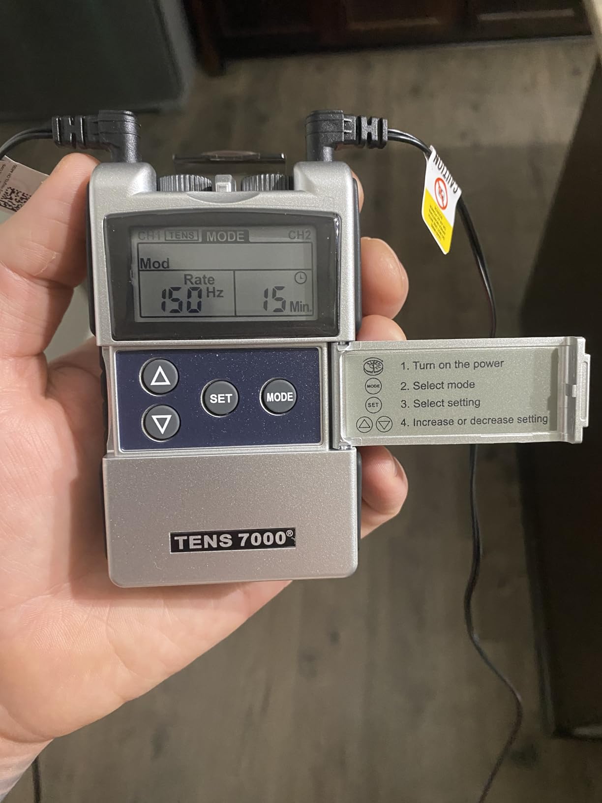 TENS 7000 Digital TENS Unit with Accessories - Muscle Stimulator Machine for Back Pain Relief, Sciatica, Neck, Nerve, Shoulder, Hip, Elbow, Muscle Pain Relief customer photo 1