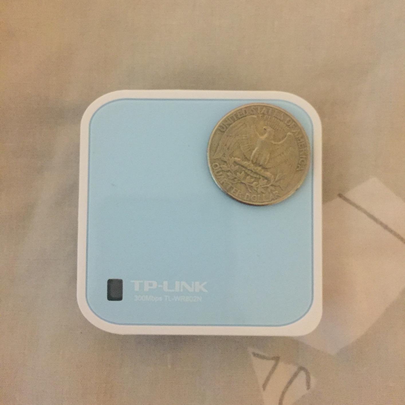 TP-Link N300 Wireless Portable Nano Travel Router(TL-WR802N) - WiFi Bridge/Range Extender/Access Point/Client Modes, Mobile in Pocket customer photo 1