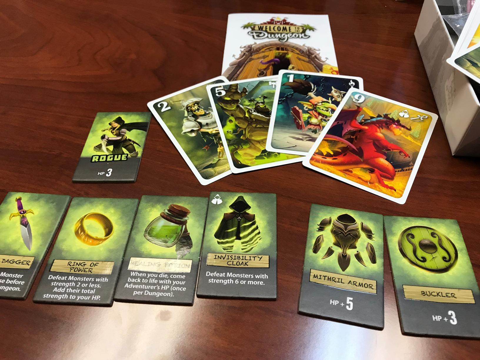 IELLO: Welcome to The Dungeon, Push-Your-Luck Elements, Disappearing Equipment, Strategy Board Game, 30 Minute Game Play, 2 to 4 Players, Ages 10 and Up customer photo 1