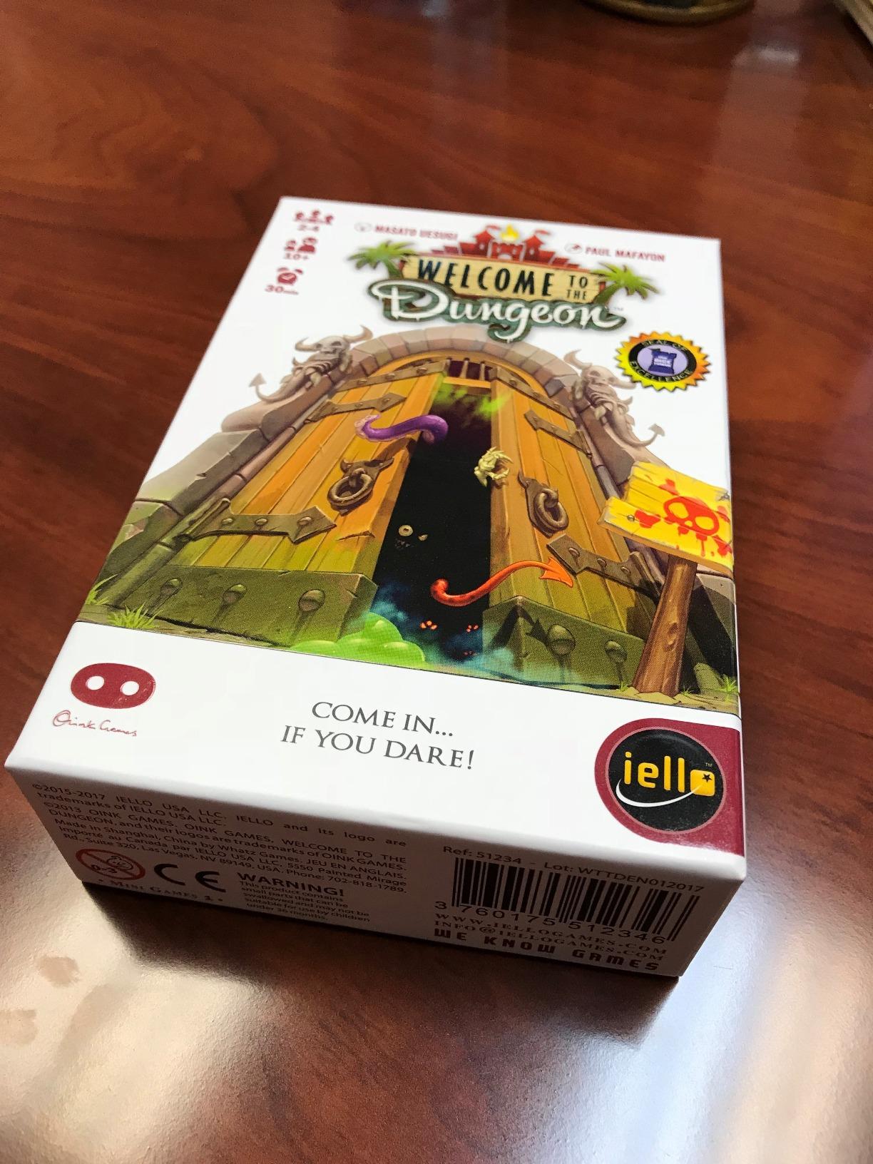 IELLO: Welcome to The Dungeon, Push-Your-Luck Elements, Disappearing Equipment, Strategy Board Game, 30 Minute Game Play, 2 to 4 Players, Ages 10 and Up customer photo 2