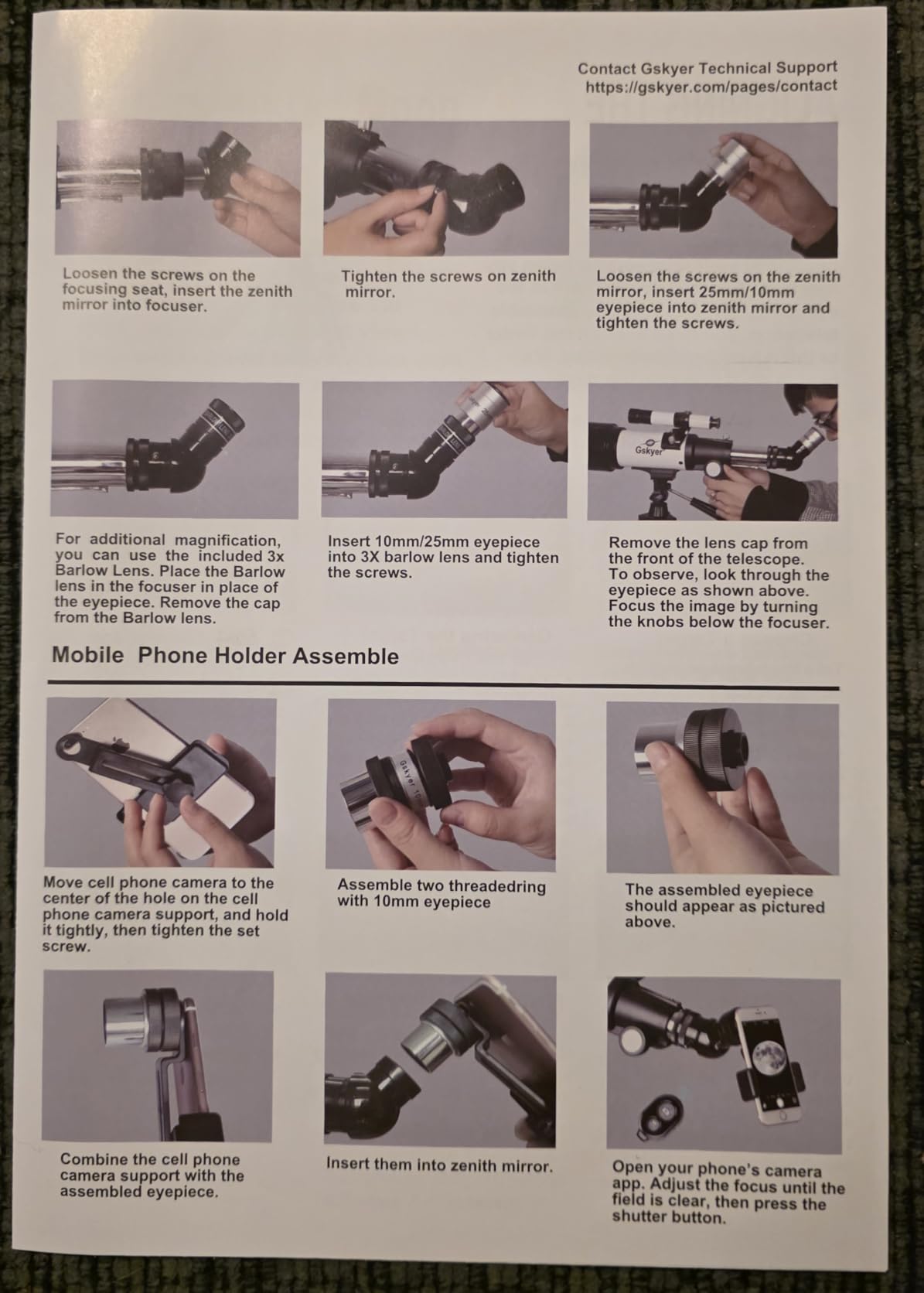 Gskyer Telescope 600x90mm AZ Astronomical Refractor Telescope for Adults Astronomy, German Technology Scope customer photo 2