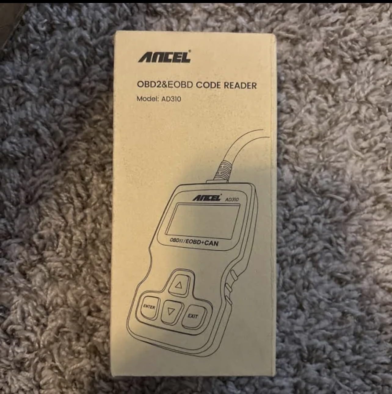 ANCEL AD310 Classic Enhanced Universal OBD II Scanner Car Engine Fault Code Reader CAN Diagnostic Scan Tool, Read and Clear Error Codes for 1996 or Newer OBD2 Protocol Vehicle (Black) customer photo 1